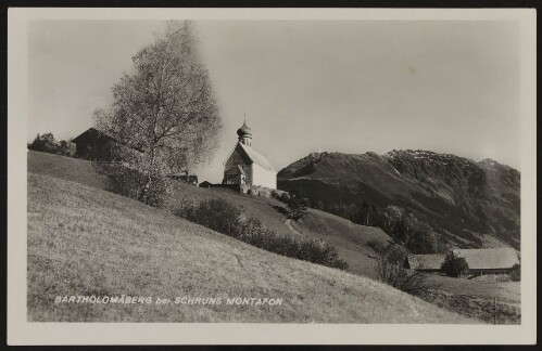 Bartholomäberg bei Schruns Montafon