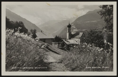 Bartholomäberg, Montafon