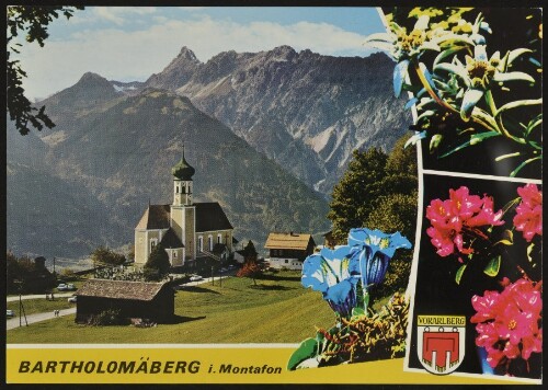 Bartholomäberg i. Montafon : [Bartholomäberg (1085 m) im Montafon - Vlbg. ...]