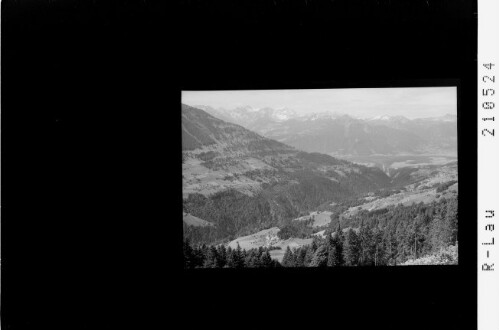 [Blons und St.Gerold im Grossen Walsertal mit Blick in den Rhätikon]