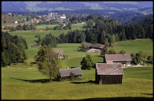 [Hittisau, Blick vom Franzosenloch nach Krumbach]