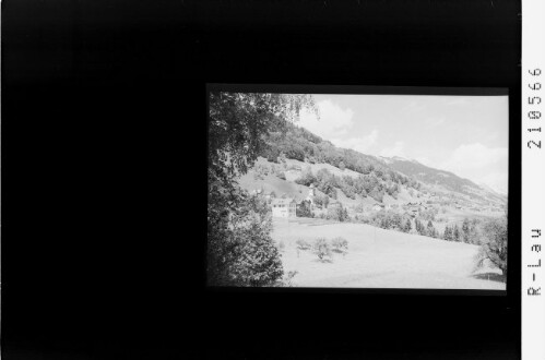 [Thüringerberg gegen Falbkopf und Zitterklapfen]