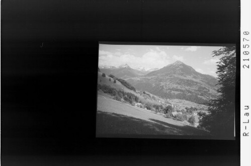 [Thüringerberg gegen Kellerspitze - Rote Wand und Hohen Frassen]