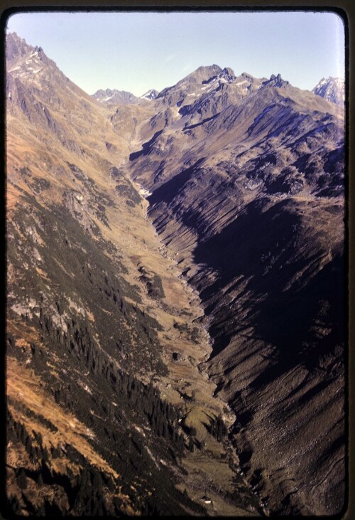 [Silbertal, Gaflunatal Flugaufnahme]