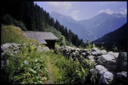 [St. Gallenkirch, alte Gasse in Rüthi]