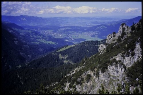 [Nenzing, Blick vom Schillersattel nach Westen]