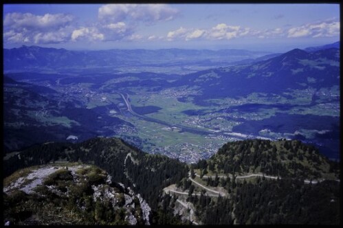 [Walgau im Blick von Mondspitze]