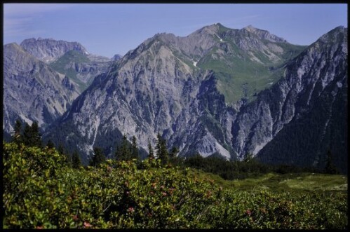 [Klösterle, Blick vom Verwall-Höhenweg]