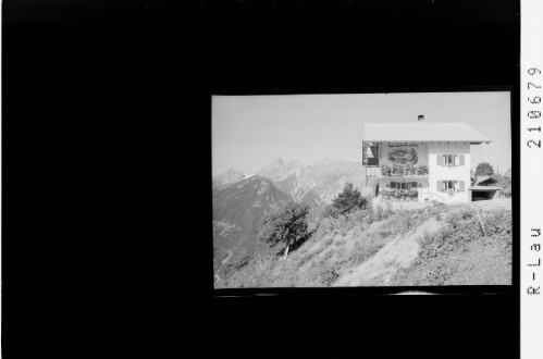 Bartholomäberg - Haus am Sonnenhang : [Haus am Sonnenhang in Bartholomäberg mit Blick zur Zimba]