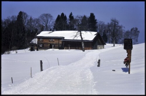 [Übersaxen, Winterweg Gartis]