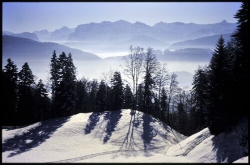 [Schwarzenberg, Lorena-Vorsäß im Winter]