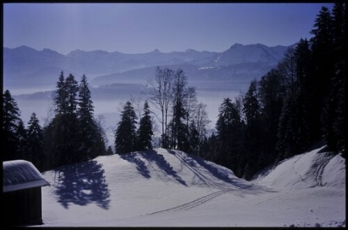 [Schwarzenberg, Lorena-Vorsäß im Winter]