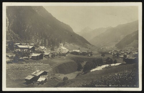 Gaschurn, Montafon 951 m ü. M. : [Hotel und Pension Rössle Besitzer: Chr. Keßler Gaschurn, Vorarlberg 951 m ü. M. ...]