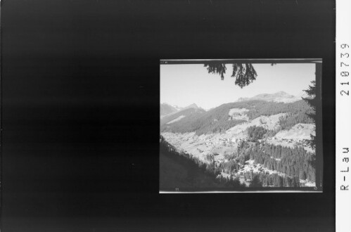 Kappl - Lochau Paznauntal / Tirol : [Kappl im Paznaun mit Fatlarspitze und Hohe Spitze]