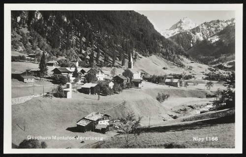 Gaschurn Montafon Vorarlberg