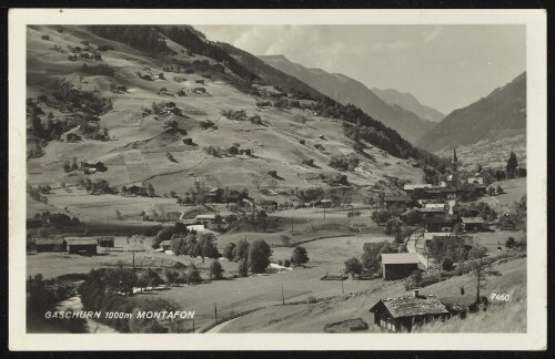 Gaschurn 1000 m Montafon