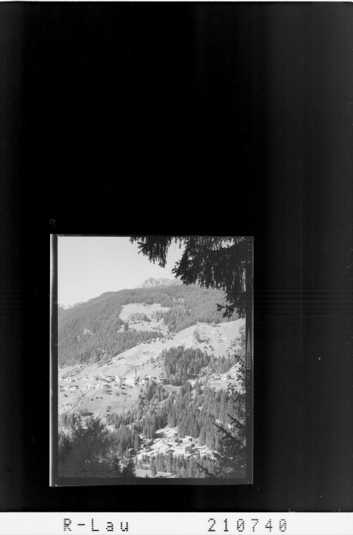 Kappl Lochau Paznauntal Tirol : [Kappl im Paznaun gegen Sessladjoch und Karlestürme]