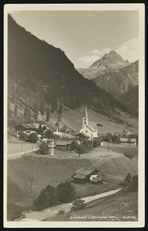 Gaschurn i. Montafon 951 m - Vallüla