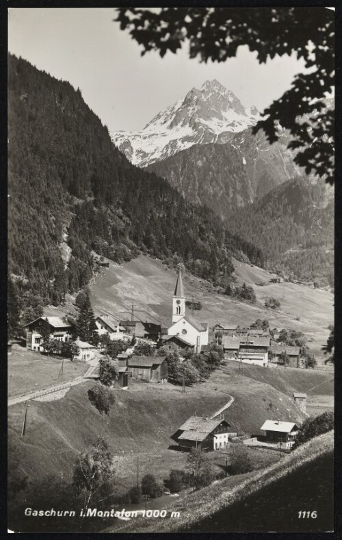 Gaschurn i. Montafon 1000 m