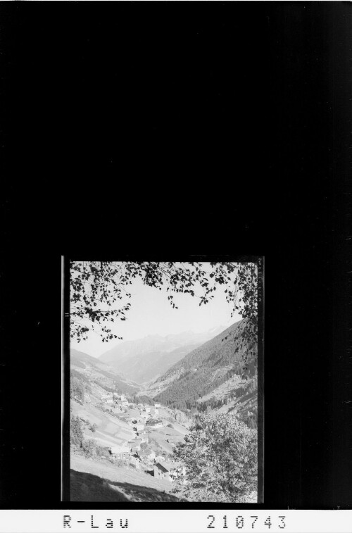 [Kappl im Paznaun gegen Samnaungruppe / Tirol]