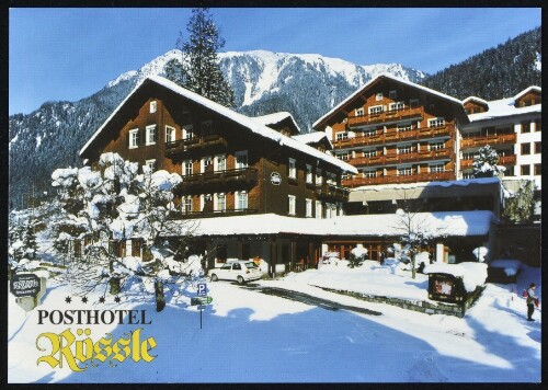 [Gaschurn] Posthotel Rössle : [Posthotel Rössle A-6793 Gaschurn im Montafon Tel. 0043 / 55 58 / 8333-0 ...]