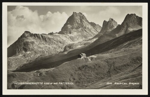 [Gaschurn Partenen] Heilbronnerhütte 2320 m mit Patteriol