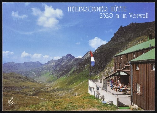 [Gaschurn Partenen] Heilbronner Hütte 2320 m im Verwall : [Neue Heilbronner Hütte 2320 m, im Verwall gegen Verbellental und Versalspitze, Vorarlberg, Österreich ...]