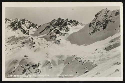 [Gaschurn] Tübingerhütte geg. Plattenspitze