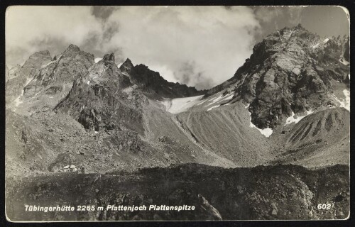 [Gaschurn] Tübingerhütte 2265 m Plattenjoch Plattenspitze