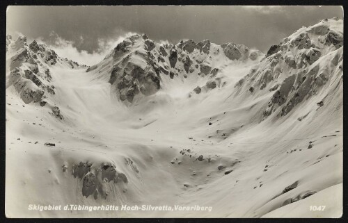 [Gaschurn] Skigebiet d. Tübingerhütte Hoch-Silvretta, Vorarlberg