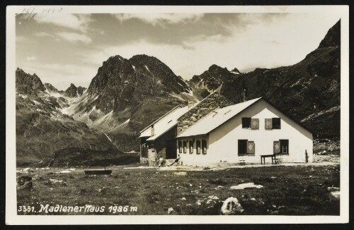 [Gaschurn] Madlenerhaus 1986 m