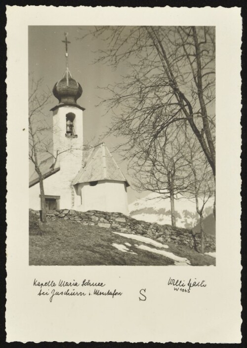 Kapelle Maria Schnee bei Gaschurn i. Montafon