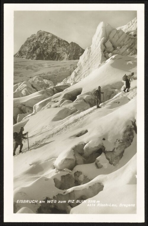 [Gaschurn] Eisbruch am Weg zum Piz Buin 3316 m