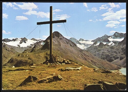 [Gaschurn] : [Großer und Kleiner Piz Buin, 3312 m mit Silvrettasee ...]