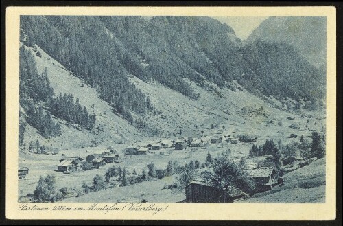 [Gaschurn] Partenen 1047 m im Montafon (Vorarlberg)