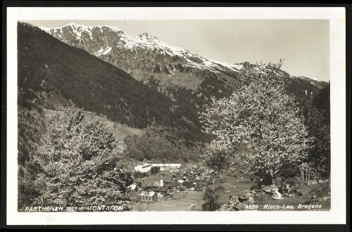 [Gaschurn] Parthenen 1021 m Montafon
