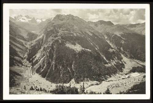 [Gaschurn Partenen] : [Parthenen 1021 m gegen Fermunt - Litznergruppe ...]