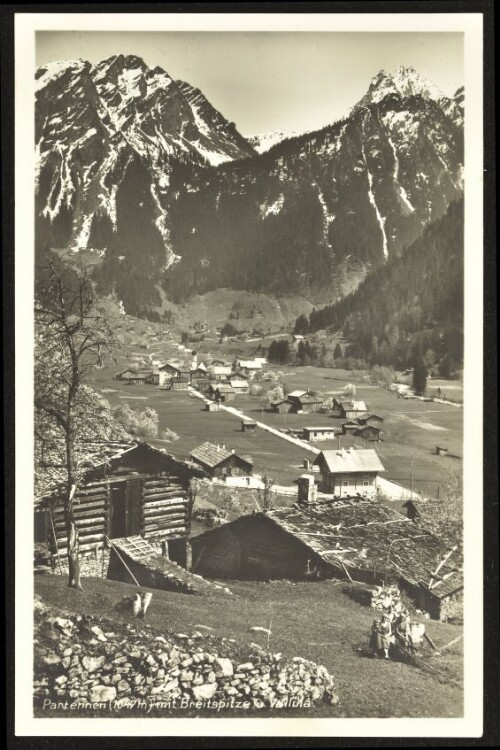 [Gaschurn] Partennen (1047 m) mit Breitspitze u. Vallüla