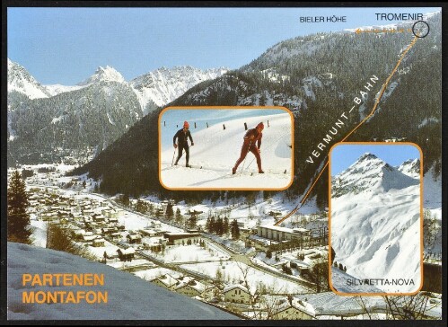 [Gaschurn] Partenen Montafon : Silvretta-Nova ... : [Partenen im Montafon, 1027 m, mit Vallüla, 2813 m, und Vermuntbahn Vorarlberg, Österreich ...]