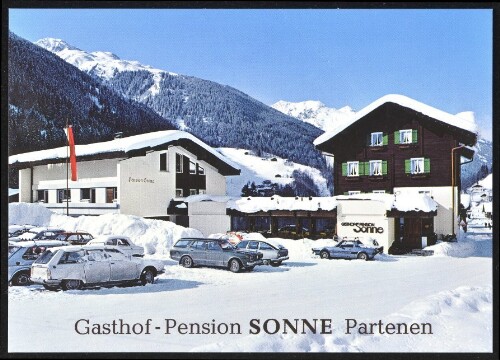 [Gaschurn] Gasthof - Pension Sonne Partenen : [Gasthof Pension Sonne Tel. 0 55 58 / 83 08 A-6794 Partenen im Montafon ...]