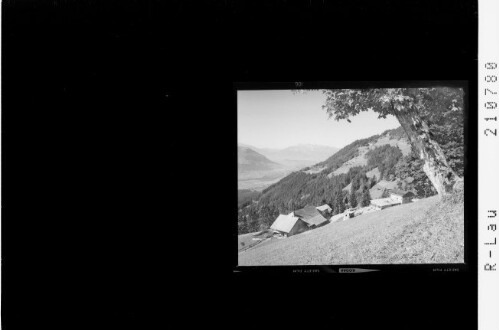 Dünserberg Alpengasthof Enzian gegen Schweizer Berge : [Dünserberg / Gasthof Enzianhaus gegen Altmann und Säntis]
