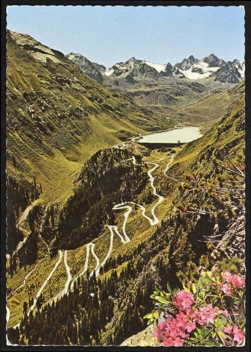 [Gaschurn Partenen] : [Silvretta-Hochalpenstraße mit Vermuntstausee und Litzner Seehorngruppe, 3123 m ...]