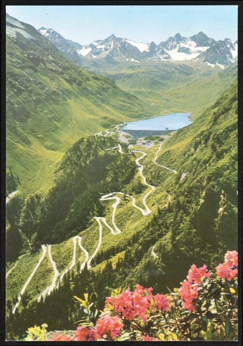 [Gaschurn Partenen] : [Silvretta - Hochalpenstrasse mit Vermuntstausee und Litznergruppe Vorarlberg Österreich-Austria-Autriche ...]