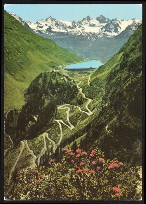 [Gaschurn Partenen] : [Silvretta-Hochalpenstraße mit Stausee Vermunt und Litzner-Seehorngruppe, 3121 m ...]