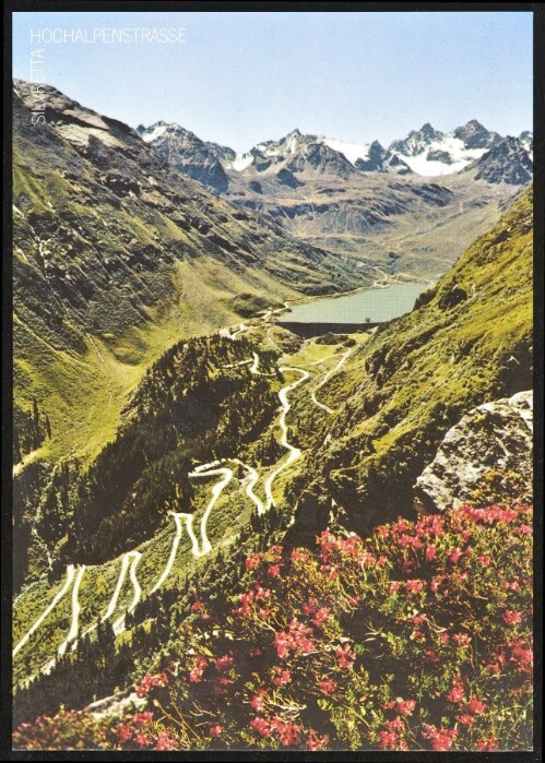 [Gaschurn Partenen] Silvretta Hochalpenstrasse : [Silvretta-Hochalpenstrasse mit Vermuntsee und Litzner-Seehorn-Gruppe, 3121 m, Vorarlberg, Österreich ...]