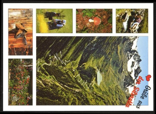 [Gaschurn Partenen] Herzliche Grüße aus der Silvretta : [Silvretta-Hochalpenstrasse gegen Litzner-Seehorn, 3121 m, Montafon Vorarlberg, Österreich ...]