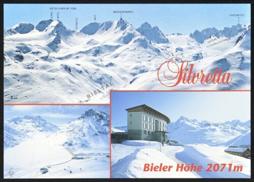 [Gaschurn Partenen] Silvretta : Bieler Höhe 2071 m : Bieltal ... : [Skitourengebiet Silvretta - Bieler Höhe mit den Bieltaler Bergen Tirol und Vorarlberg, Österreich ...]
