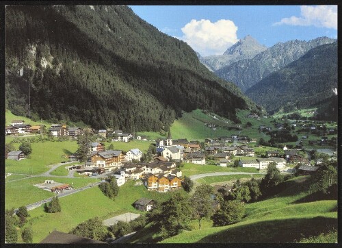 [Gaschurn] : [Gaschurn im Montafon, 980 m, gegen Vallüla, 2813 m Vorarlberg, Österreich ...]