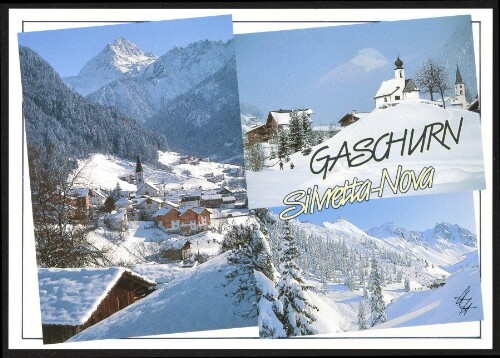 Gaschurn : Silvretta-Nova : [Gaschurn im Montafon, 980 m mit Vallüla, Maria Schnee und Silvretta-Nova ...]