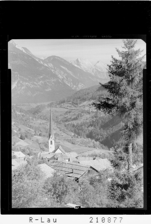 Wenns, Pitztal, Tirol : [Wenns im Pitztal gegen Hochplattig und Hochwand]